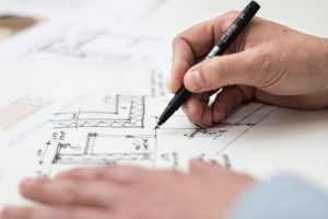 design phase for a home remodeling project