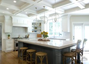 Host dinner parties at a kitchen island