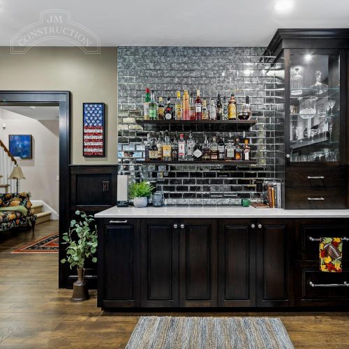 Basement Bar Design and Build, MetroWest