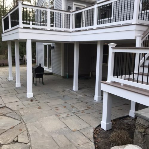 deck addition accessory building